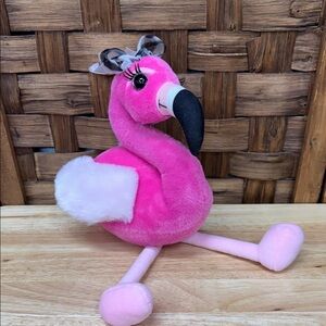 Vintage 1994 The Petting Zoo Pink Flamingo Plush Toy